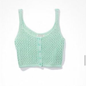 AE Button-Front Sweater Cami
